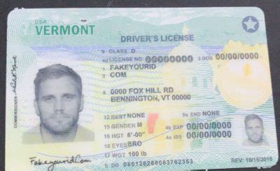 are vermont fake ids good